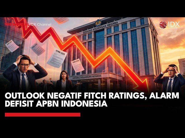 Fitch turunkan outlook RI jadi negatif